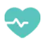 heart icon with heart beat